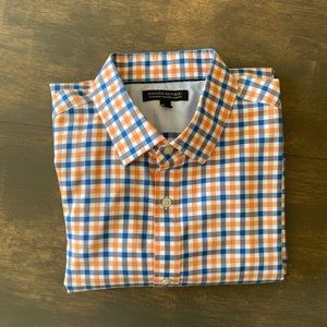 Mens Size Large - Banana republic tailored slim fit 4way stretch button down